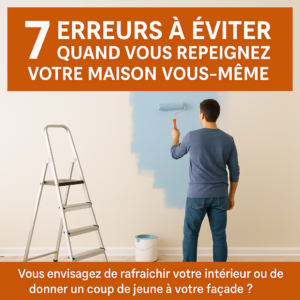 Read more about the article 7 Erreurs à éviter quand vous repeignez votre maison vous-même