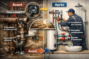 Read more about the article Les points de vigilance plomberie quand on rénove un appartement ancien